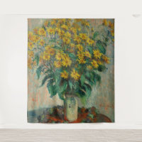 Flores de alcachofa de Jerusalén - Claude Monet