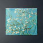 Tapiz Flores de almendra | Vincent van Gogh<br><div class="desc">Flores de almendra (1890) del artista holandés Vincent van Gogh (1853-1890). La pintura de Van Gogh en Almond Blossoms muestra delicadas flores blancas frente a un vibrante cielo turquesa, simbolizando la nueva vida y renovación. Inspiradas por el arte japonés, las elegantes ramas y las líneas fluidas crean una sensación de...</div>