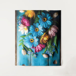 Tapiz Flores de colores