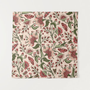 Tapiz Flores de fantasía Mano paisley dibujada