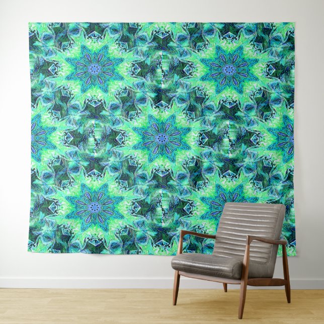 Tapiz Flores de mar flotante"... (In situ (horizontal))