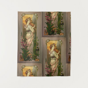 Tapiz Flores de montañas por Élisabeth Sonrel