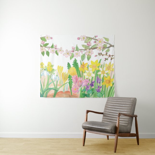 Tapiz Flores de Primavera   (In situ (horizontal))