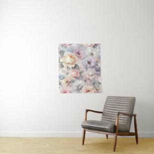 Tapiz Flores de Rosa Elegantes