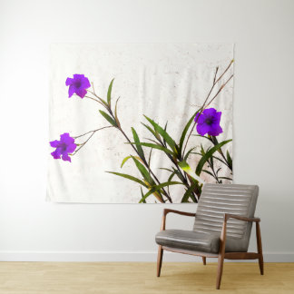 Tapiz Flores moradas en la brisa