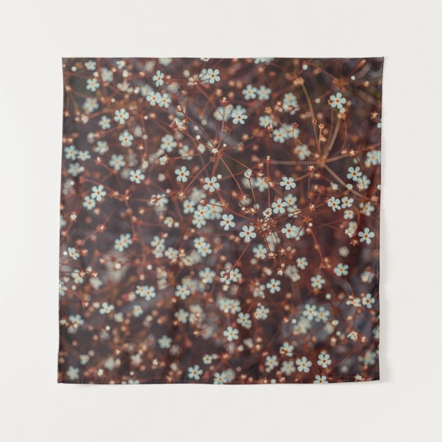 TAPIZ FLORES PETALIZADOS BLANCOS (Anverso)