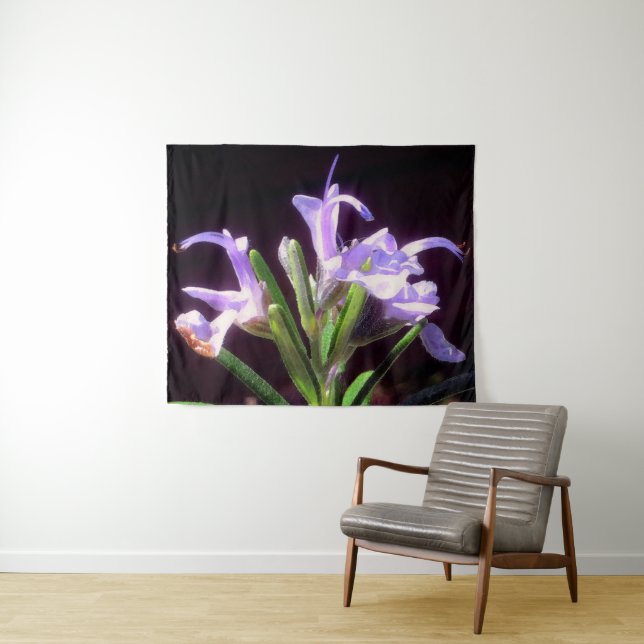 Tapiz Flores Rosemarias (In situ (horizontal))