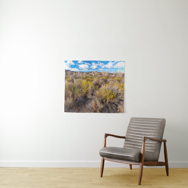 Tapiz Flores | Sagebrush California en flor (In situ (horizontal))