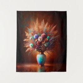 Tapiz Flores silvestres contra el cobre mayor