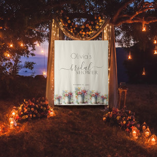 Tapiz Flores Vaso de Primavera Romántica para Despedida