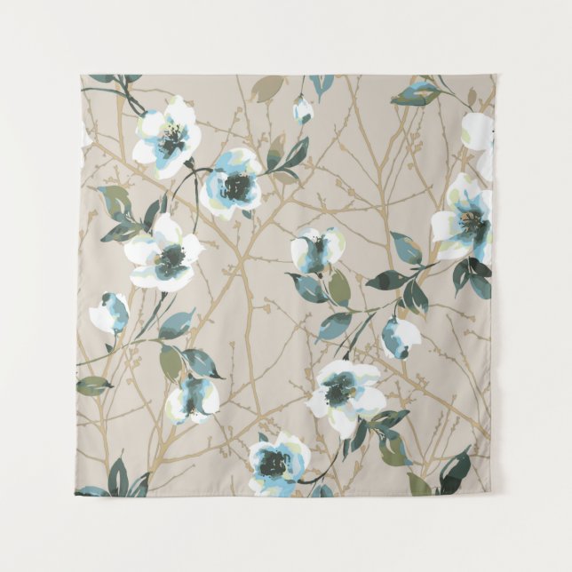 Tapiz flower pattern design textile illustrationart,patt (Anverso)