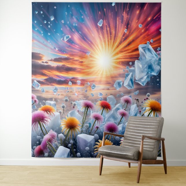 Tapiz Flower Sunset (In situ)