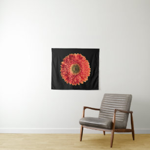 Tapiz Flowers Orange Gerbera Daisy