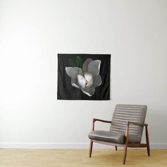 Tapiz Flowers | Single White Magnolia Blossom (In situ (horizontal))
