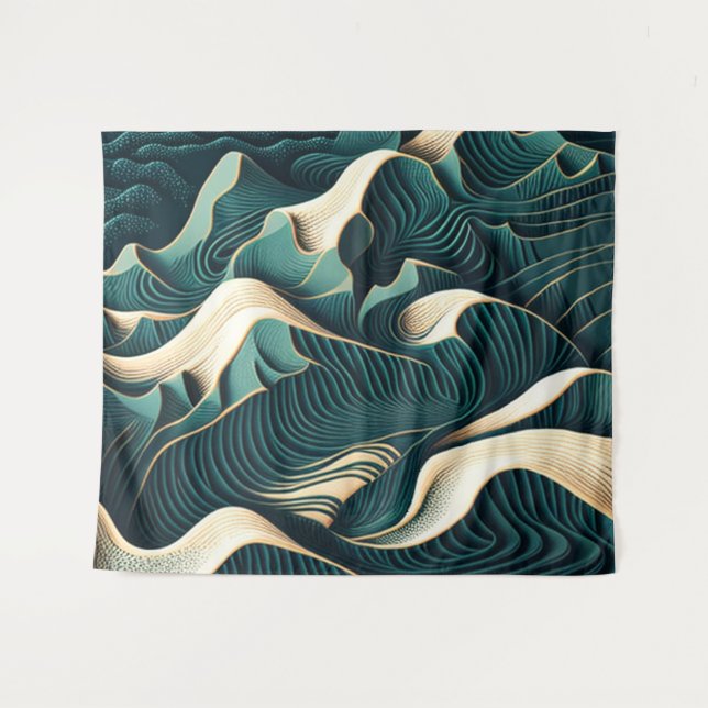 Tapiz Flowing Harmony (Anverso (horizontal))
