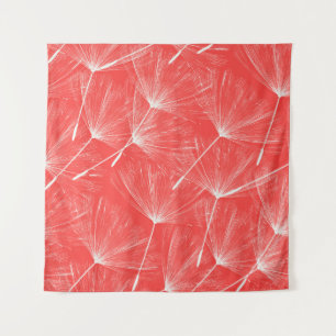 Tapiz Flying Dandelion Semilla Fondo Vintage.