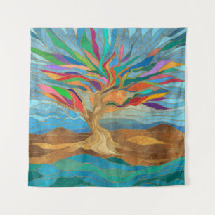 Tapiz Foliage Fantasy Mosaic Tree
