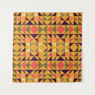 Tapiz Fondo abstracto del patrón triangular sin brillo c