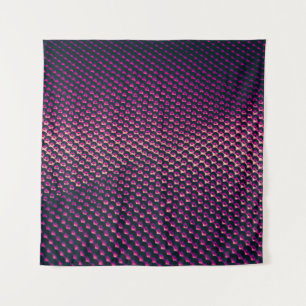 Tapiz Fondo abstracto futurista metálico rosa.
