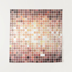 Tapiz fondo abstracto. mosaico dorado. cavar ilustracion