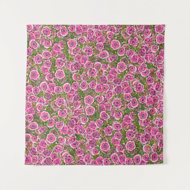 Tapiz fondo abstracto sin fisuras. flujo textil de fábri (Anverso)