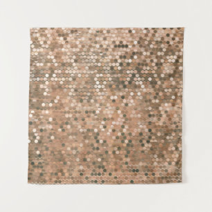 Tapiz Fondo bibliográfico de mosaico abstracto brillante