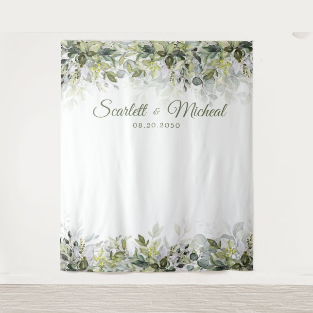 Tapiz Fondo Boda de la vegetación (Anverso)