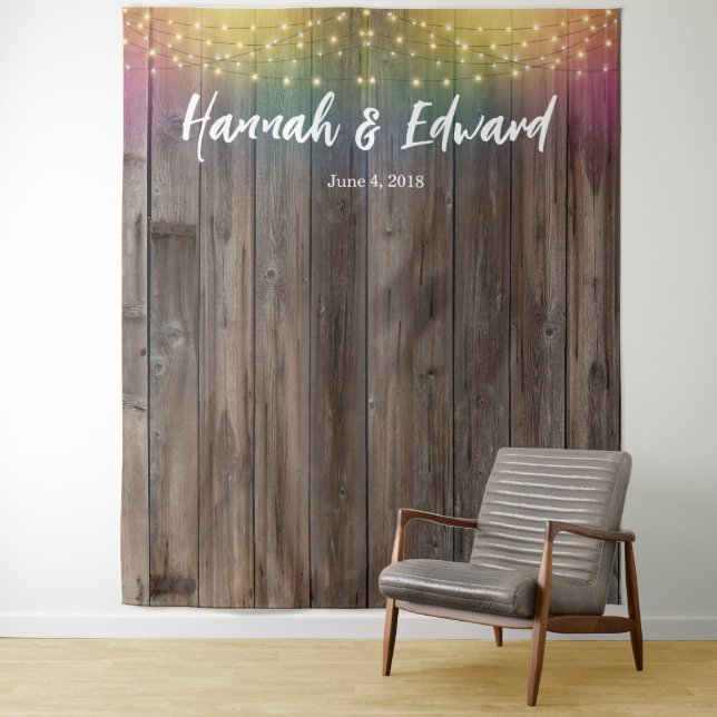Tapiz fondo boda, objeto de foto, fondo personalizado (In situ)