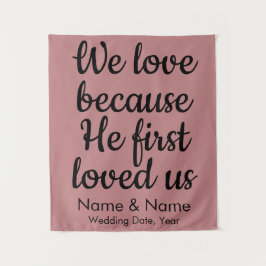 Tapiz Fondo boda para la decoración artística de la cere