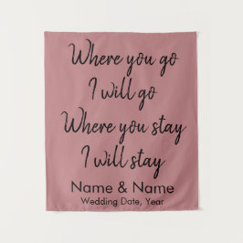 Tapiz Fondo boda para la decoración de la ceremonia cris