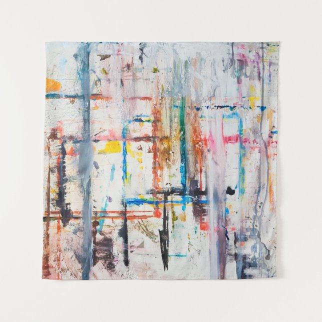 Tapiz Fondo colorido moderno.arte, contemporáneo, modern (Anverso)