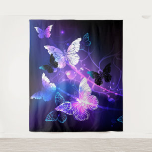 Tapiz Fondo con mariposas nocturnas