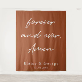 Tapiz Fondo de apoyo fotográfico para siempre y para sie