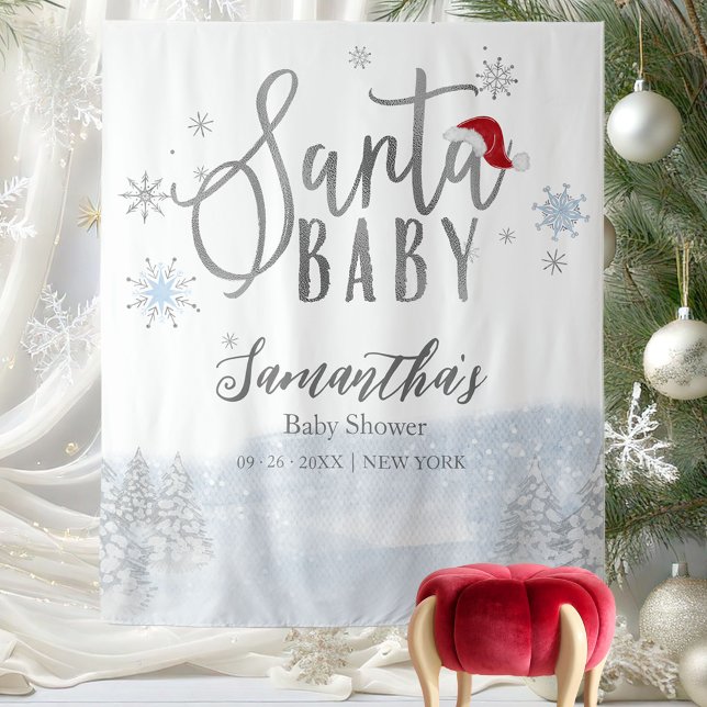 Tapiz Fondo de Baby Shower de invierno para Navidades de (Subido por el creador)