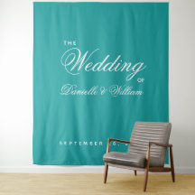 Fondo de boda azul verde - Caligrafía elegante sim
