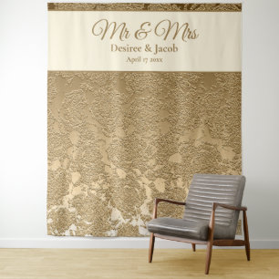 Tapiz Fondo de Boda de la cabina fotográfica moderna con