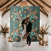 Fondo de Boda Elegancia Tropical