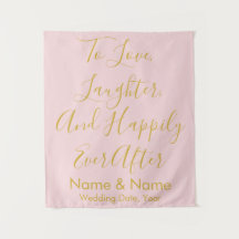 Fondo de boda personalizado para recepción Rubor P