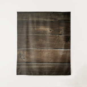 Tapiz Fondo de boda texturizado de madera rústica