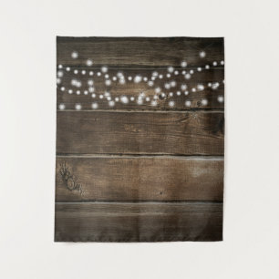 Tapiz Fondo de boda texturizado de madera rústica para f