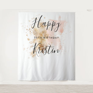 Tapiz Fondo de Booth fotográfico de cumpleaños número 50