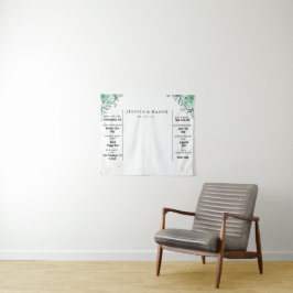 Tapiz Fondo de cabina fotográfica de flora de hojas de v