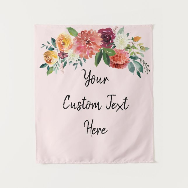 Tapiz fondo de casamiento, caja de fotos de recepción (Anverso)