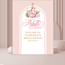 Fondo de celebración de pétalos y prosecco de moda