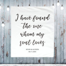 Fondo de cita de boda personalizado 'He encontrado