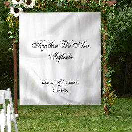 Tapiz Fondo de citas de boda de lujo simple textura blan