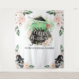 Tapiz Fondo de Cumpleaños de Brujas de Halloween para De