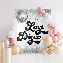 Fondo de despedida de soltera de última disco con 