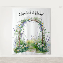 Tapiz Fondo de Fantasía de Flores Silvestres