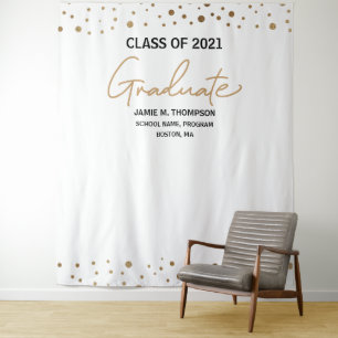 Tapiz Fondo de fiesta de graduación de la promoción de 2